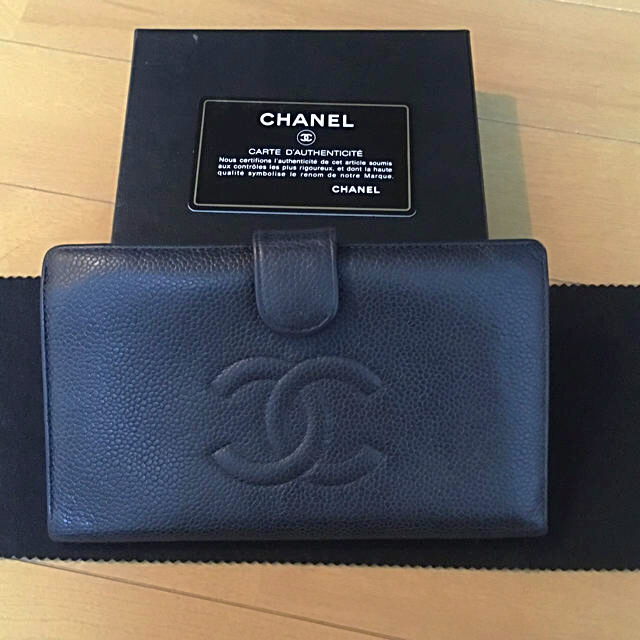 シャネル 長財布 キャビアスキン ブラック - recantolarfeliz.com.br