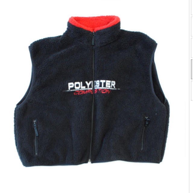 doublet polyester fleece vest 18aw 新品未使用