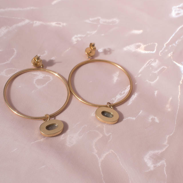 ACNE(アクネ)のShelhs Original 天然石付Brassピアス レディースのアクセサリー(ピアス)の商品写真