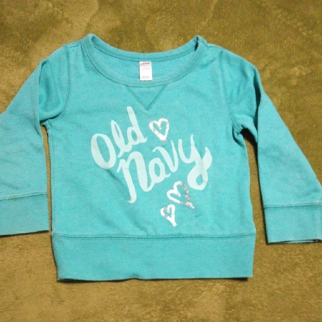 Old Navy(オールドネイビー)のキッズ　子供服　トレーナー　OLD NAVY 3T キッズ/ベビー/マタニティのキッズ服女の子用(90cm~)(Tシャツ/カットソー)の商品写真