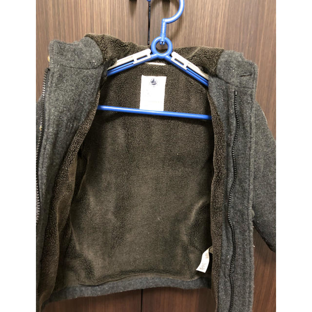 PETIT BATEAU(プチバトー)のPETIT  BATEAU  コート キッズ/ベビー/マタニティのキッズ服男の子用(90cm~)(コート)の商品写真