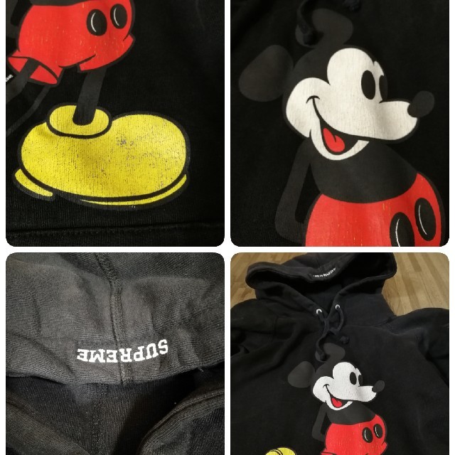 Supreme×Disney Mickey Hoodie 09AW Mサイズ