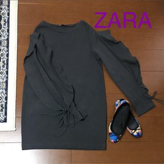 ザラ(ZARA)のZARA  スエットワンピース(トレーナー/スウェット)