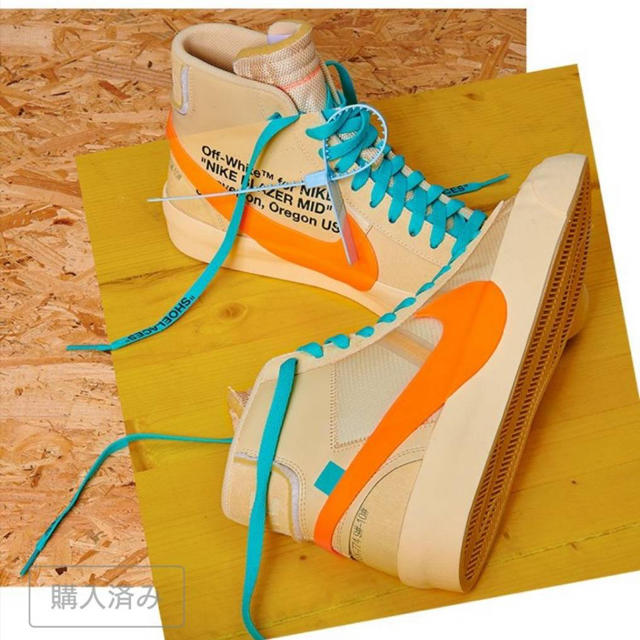 メンズNIKE OFF WHITE BLAZER MID THE TEN 27