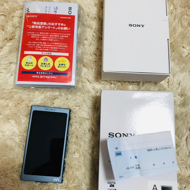 WALKMAN(ウォークマン)のSONY ウォークマン NW-A45 スマホ/家電/カメラのオーディオ機器(ポータブルプレーヤー)の商品写真