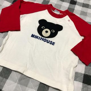 ミキハウス(mikihouse)の未使用 mikihouse ミキハウス 七分袖シャツ 70〜80cm(Ｔシャツ)