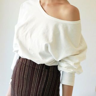 トゥデイフル(TODAYFUL)の★todayful★Oneshoulder Long Tee(Tシャツ(長袖/七分))