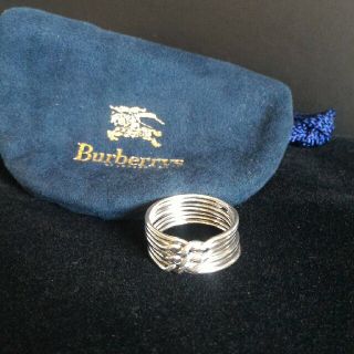 バーバリー(BURBERRY)のバーバリー　SILVERリング　♯12〜13(リング(指輪))