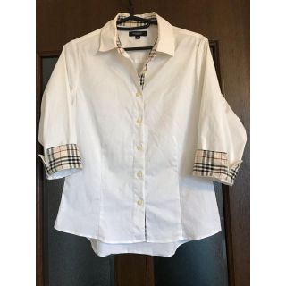 バーバリー(BURBERRY)の☆美品  バーバリーロンドンの七分袖シャツ M(シャツ/ブラウス(長袖/七分))