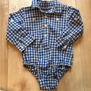 ベビーギャップ(babyGAP)のめいちゃんママ専用☆GAP ロンパースシャツ 80(シャツ/カットソー)