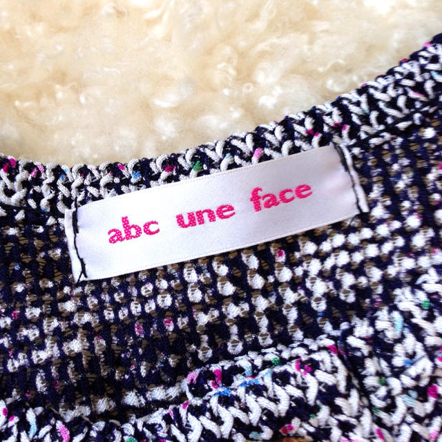 abc une face(アーベーセーアンフェイス)の格安 ♡ノーカラージャケット♡ レディースのジャケット/アウター(ノーカラージャケット)の商品写真