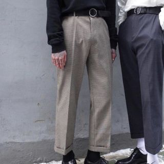 ヨウジヤマモト(Yohji Yamamoto)のYouji Yamamoto Gun Club Check パンツ(スラックス)