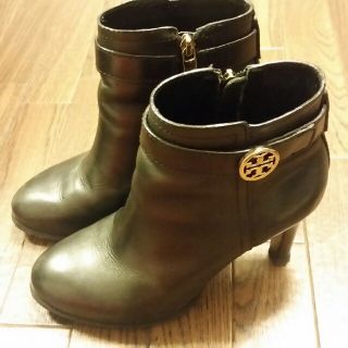 トリーバーチ(Tory Burch)のあいたん様専用■トリーバーチ　ショートブーツ　黒　6M　23㎝(ブーツ)