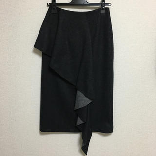 ルシェルブルー(LE CIEL BLEU)のルシェルブルー ラッフルタイトスカート(ひざ丈スカート)