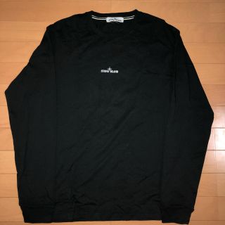 ストーンアイランド(STONE ISLAND)のSTONE ISLAND REFLECTIVE LOGO LS TEE NAVY(Tシャツ/カットソー(七分/長袖))