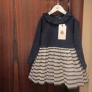 プチバトー(PETIT BATEAU)のプチバトー 2018ノエル チュールワンピース 24m 新品(ワンピース)