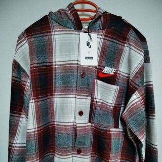 シュプリーム(Supreme)のsupreme nike plaid hooded sweatshirt(シャツ)