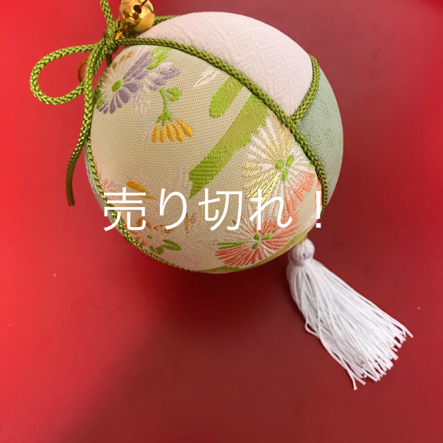 定番の中古商品 手毬 てまり 黄緑系 ハンドメイド その他