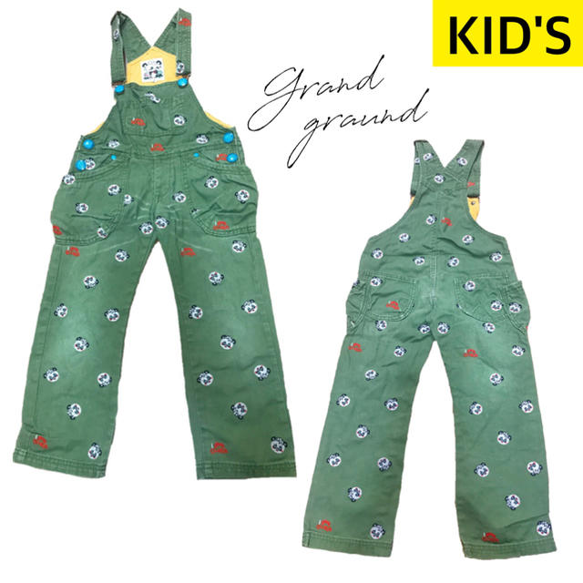 GrandGround(グラグラ)のグラグラ オーバーオール キッズ/ベビー/マタニティのキッズ服女の子用(90cm~)(パンツ/スパッツ)の商品写真