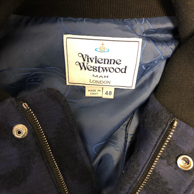 Vivienne Westwood(ヴィヴィアンウエストウッド)のスクイグルブルゾン ボマージャケットインポート ワールズエンド メンズのジャケット/アウター(ブルゾン)の商品写真
