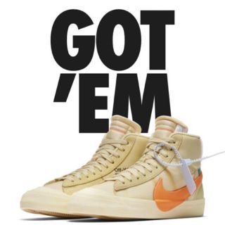 ナイキ(NIKE)の26cm OFF-WHITE x Nike Blazer Mid 国内正規品(スニーカー)