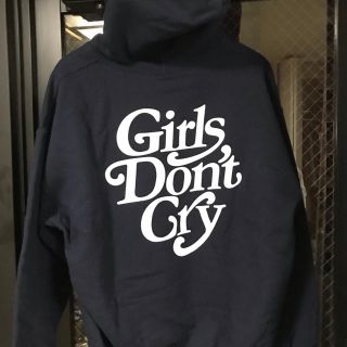 ジーディーシー(GDC)のGirls don’t cry parka navy(パーカー)