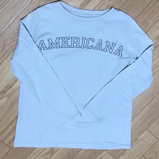 アメリカーナ(AMERICANA)のアメリカーナ ロンT グレー(Tシャツ(長袖/七分))