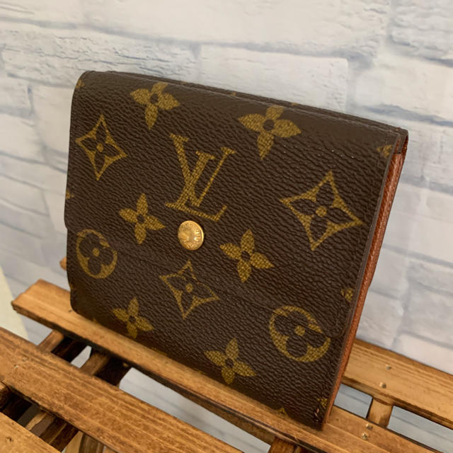 【ルイヴィトン】LOUIS VUITTON 二つ折り財布 モノグラム