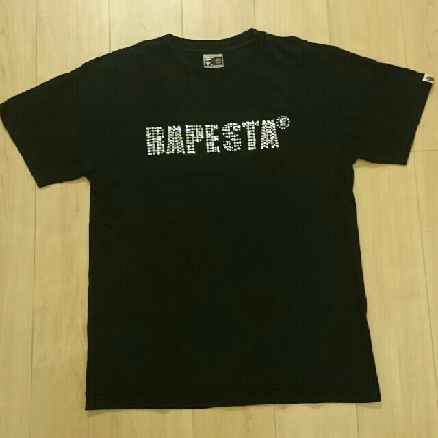 A bathing ape "BAPE STA" Rhinestone Tee