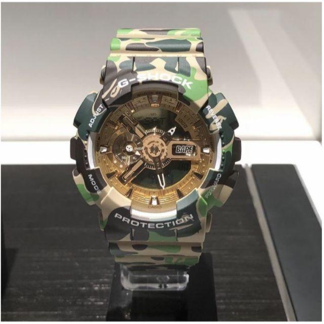 腕時計(デジタル) A BATHING APE - A BATHING APE x G-SHOCK BAPE XXV MODEL