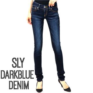 スライ(SLY)の◆SLY◆スライ◆ストレート◆デニム パンツ◆ジーンズ◆Dark Blue◆(デニム/ジーンズ)