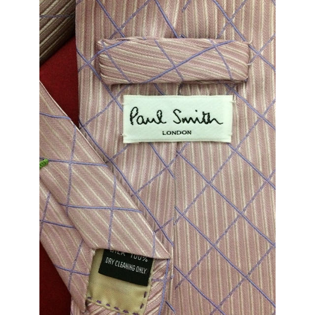 Paul Smith(ポールスミス)のポールスミス ネクタイ 爽やか グレー チェック 柄 オシャレ かっこいい 美品 メンズのファッション小物(ネクタイ)の商品写真