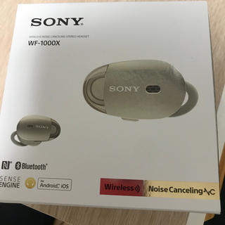 ソニー(SONY)のSONY ソニー wf-1000x 完全wireless イヤホン(ヘッドフォン/イヤフォン)