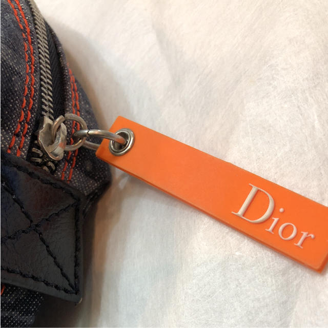 Christian Dior(クリスチャンディオール)のディオール デニムポーチ レディースのファッション小物(ポーチ)の商品写真