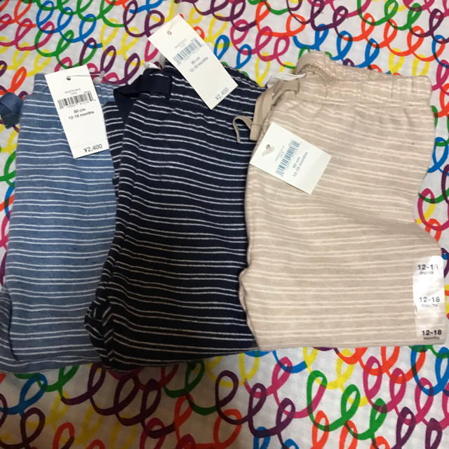 babyGAP(ベビーギャップ)の専用！スウェットレギンス3点セット♡80cm キッズ/ベビー/マタニティのベビー服(~85cm)(パンツ)の商品写真