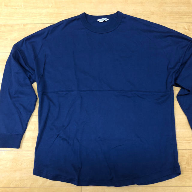 COOTIE(クーティー)のcootie Football Oversized L/S Tee Navy Ｌ メンズのトップス(Tシャツ/カットソー(七分/長袖))の商品写真