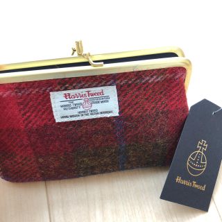 ハリスツイード(Harris Tweed)のHarris Tweed ヘミングス がま口2ポケットポーチ(ポーチ)