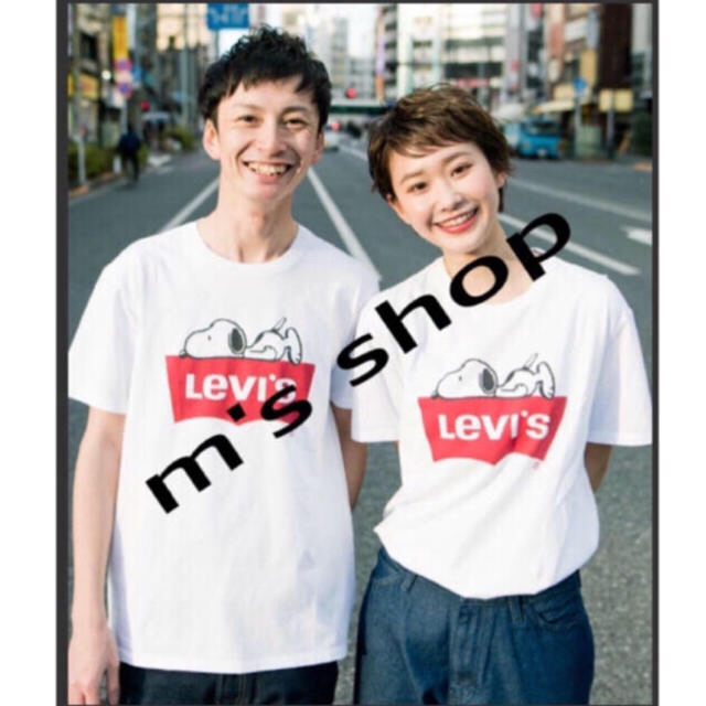 《新品》人気Ｓサイズ！LEVI’S×PEANUTS Tシャツ