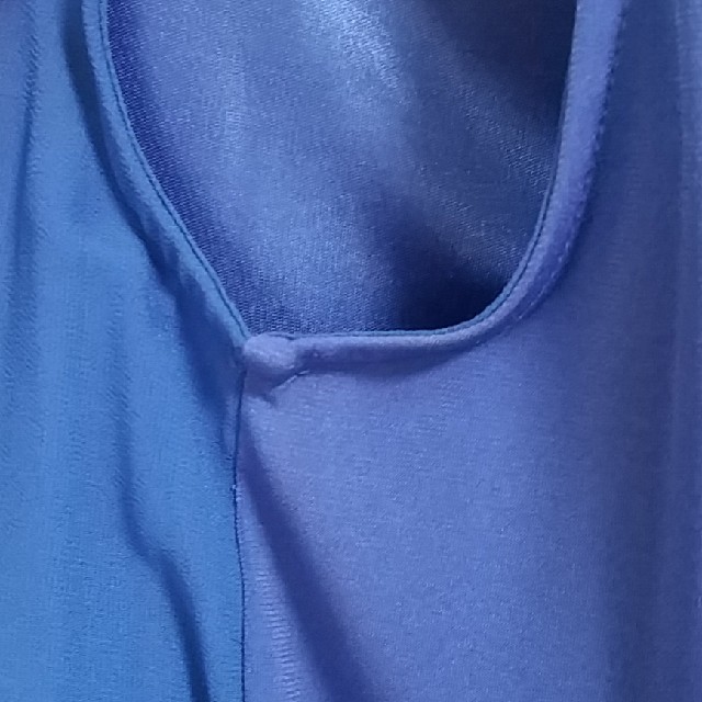しまむら(シマムラ)のしまむら パーティドレス 青 Lサイズ レディースのフォーマル/ドレス(ミディアムドレス)の商品写真