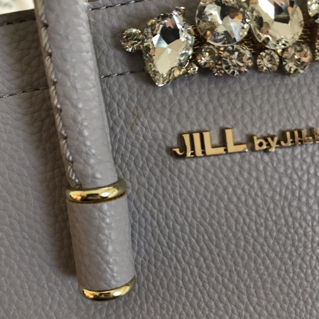 JILL by JILLSTUART(ジルバイジルスチュアート)のビジューロイヤルトート ブルーグレー レディースのバッグ(トートバッグ)の商品写真