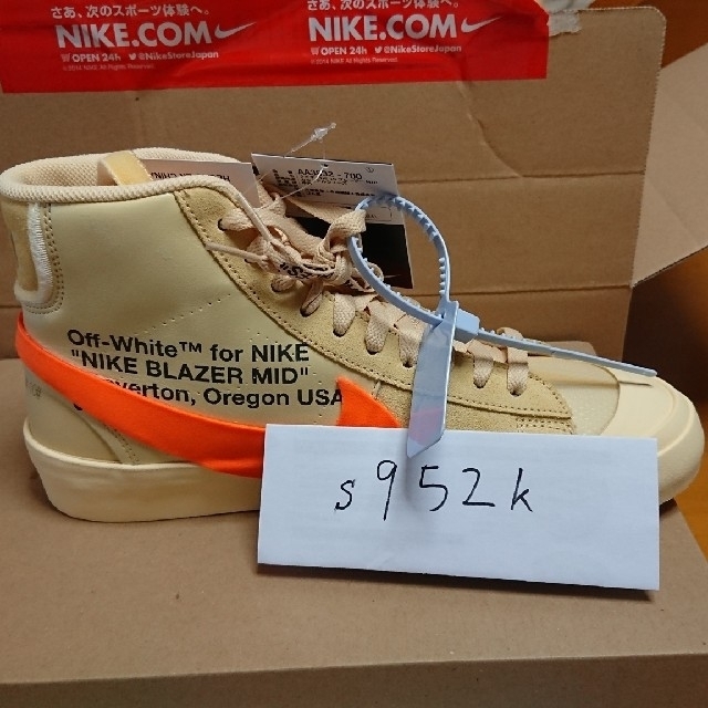 NIKE(ナイキ)のNIKE × OFF-WHITE BLAZER MID  "THE TEN" メンズの靴/シューズ(スニーカー)の商品写真