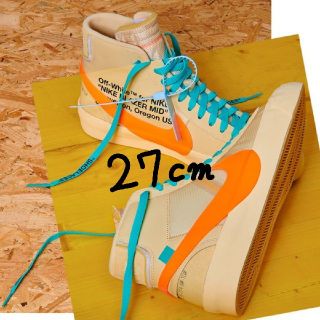 ナイキ(NIKE)のNIKE × OFF-WHITE BLAZER MID  "THE TEN"(スニーカー)