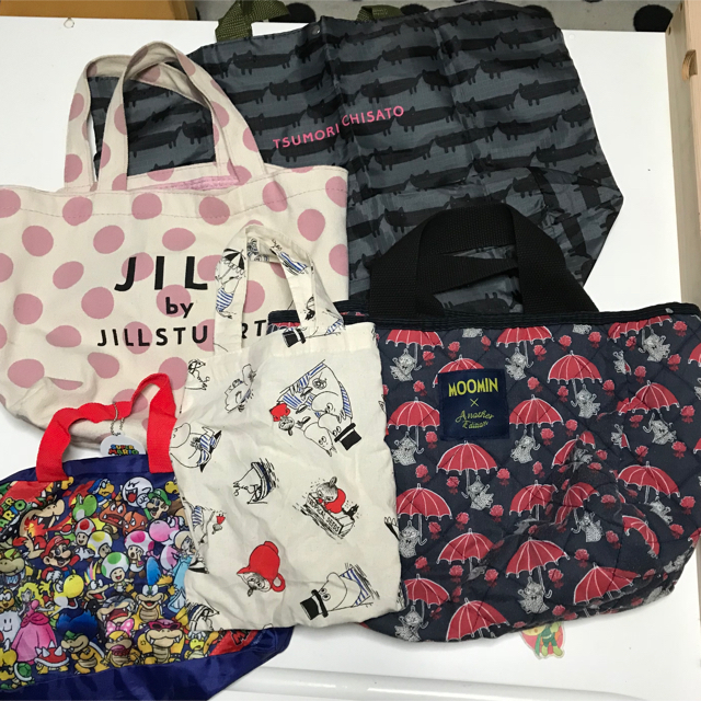 JILLSTUART(ジルスチュアート)の【ジル・ツモリチサト・ムーミン含む】トートバック　まとめ売り レディースのバッグ(トートバッグ)の商品写真