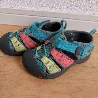 キーン(KEEN)の最終値下げ希少カラー　KEENキーン　ベビーキッズサンダル水陸両用14.5センチ(サンダル)