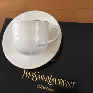 サンローラン(Saint Laurent)のイヴサンローラン カップ&ソーサー 新品未使用(グラス/カップ)