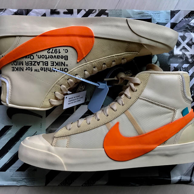 THE 10 NIKE BLAZER MID 28㎝ ブレザーoffwhite THE 10 NIKE BLAZER MID 28㎝ ブレザーoffwhite