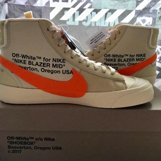 ナイキ(NIKE)のTHE 10 NIKE BLAZER MID 28㎝ ブレザーoffwhite(スニーカー)