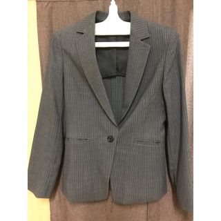 アオヤマ(青山)の【週末限定再値下げ】洋服の青山PERSON'S グレーストライプレディーススーツ(スーツ)