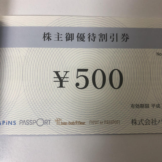 HAPINS 株主優待割引券　5,000円分
