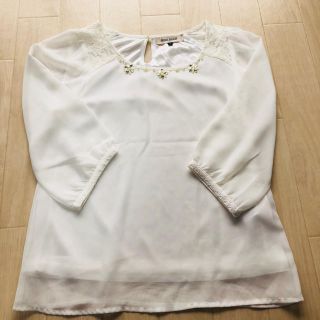 ミッシュマッシュ(MISCH MASCH)のミッシュマッシュ ビジューブラウス(シャツ/ブラウス(長袖/七分))